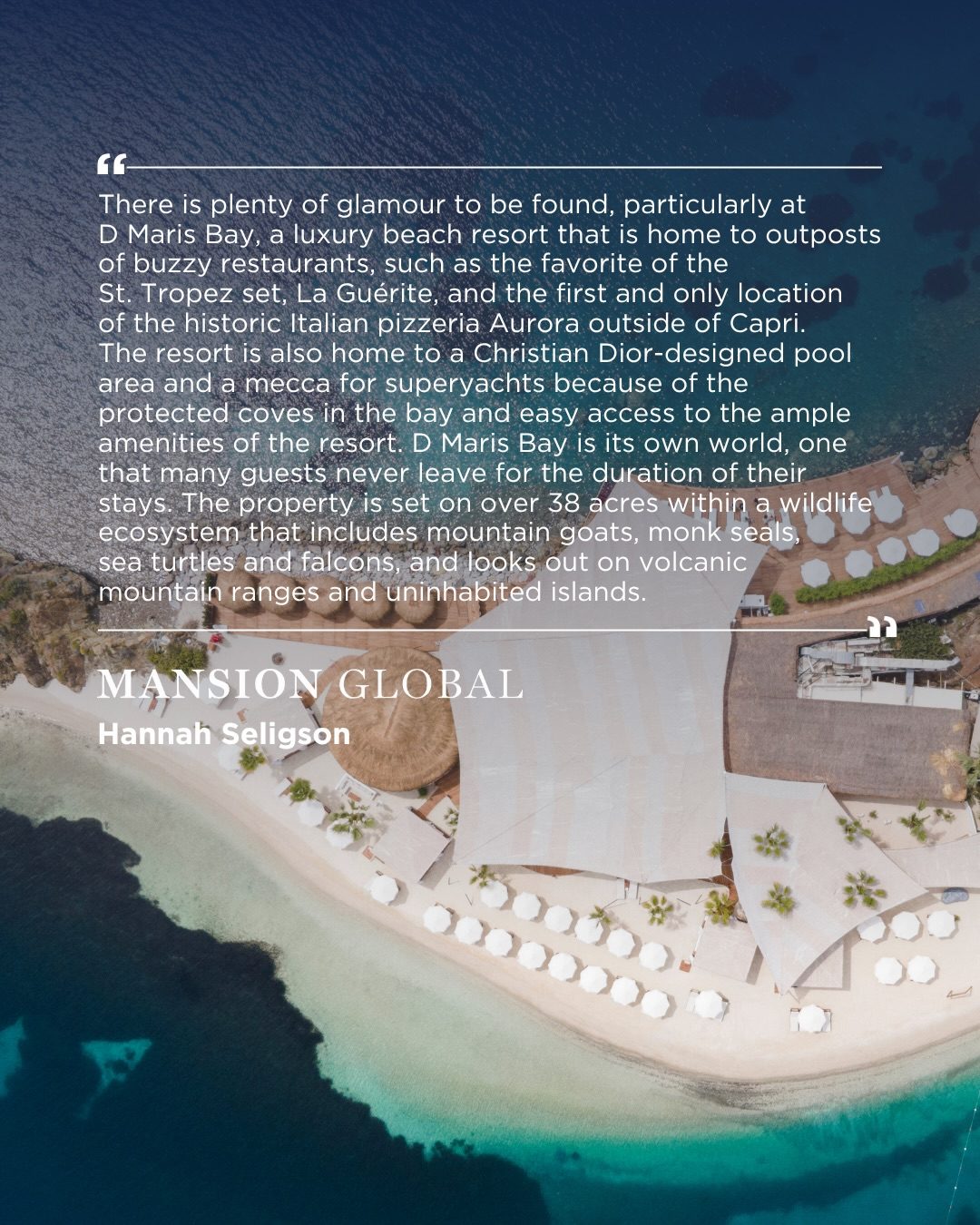 D Maris Bay, art directed visual 2