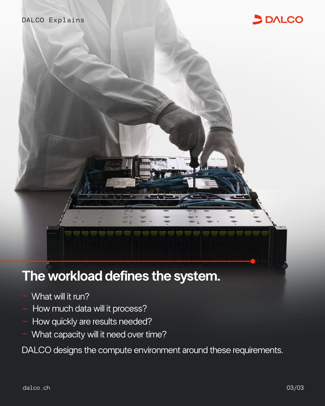 DALCO, technology visual by Studio 56