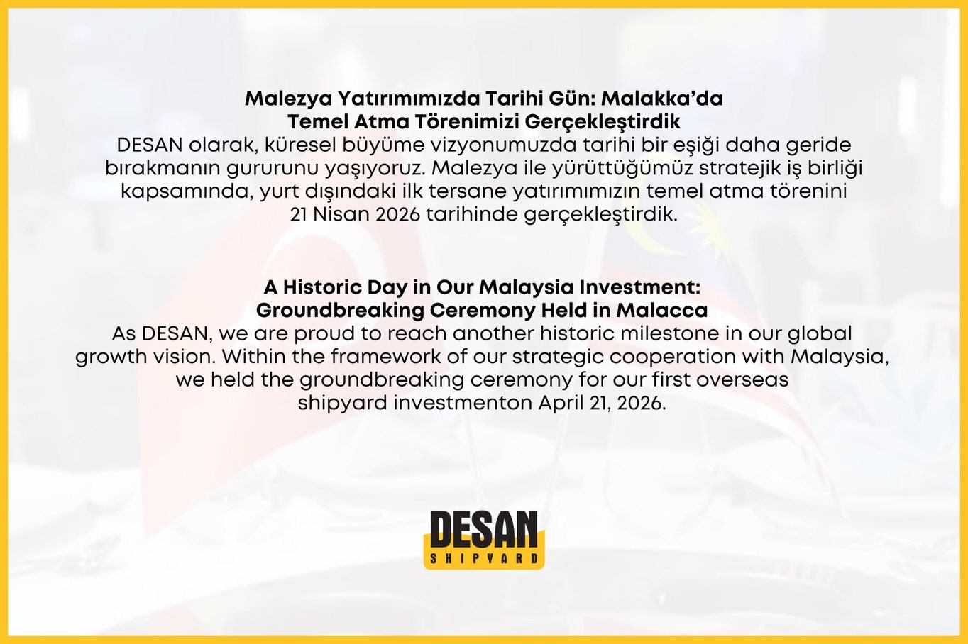 Desan Shipyard, industry visual by Studio 56