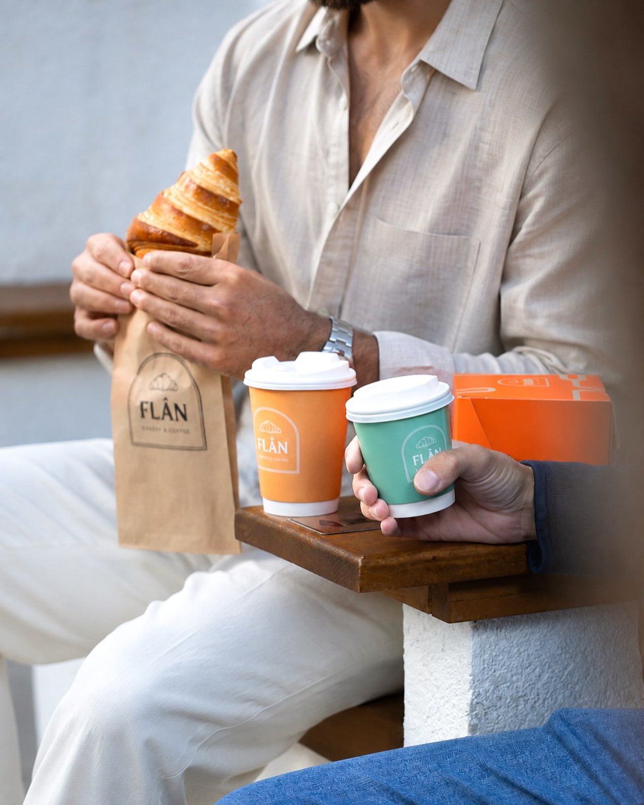 Flân Bakery & Coffee, art directed visual
