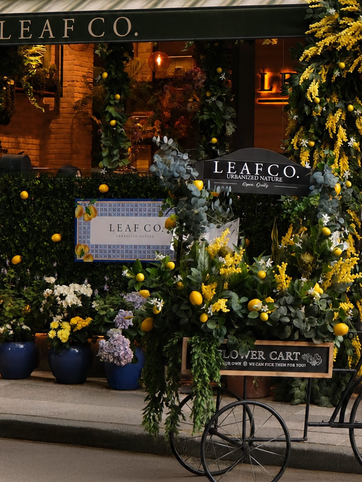 Leaf Co., food & drink visual 4