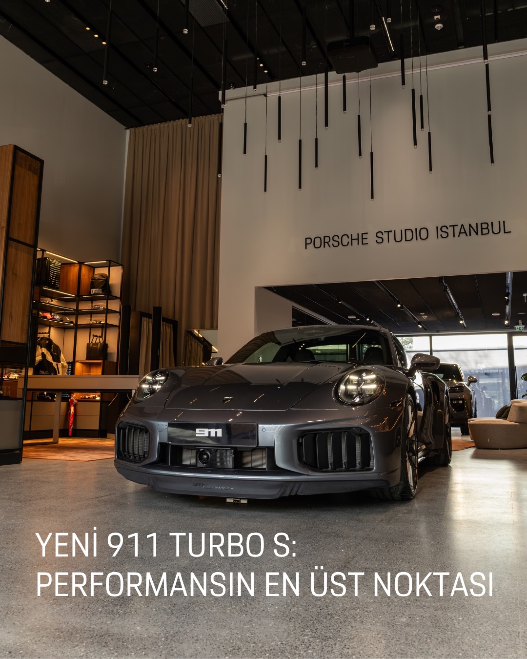911 Turbo S photographed inside the studio, 2