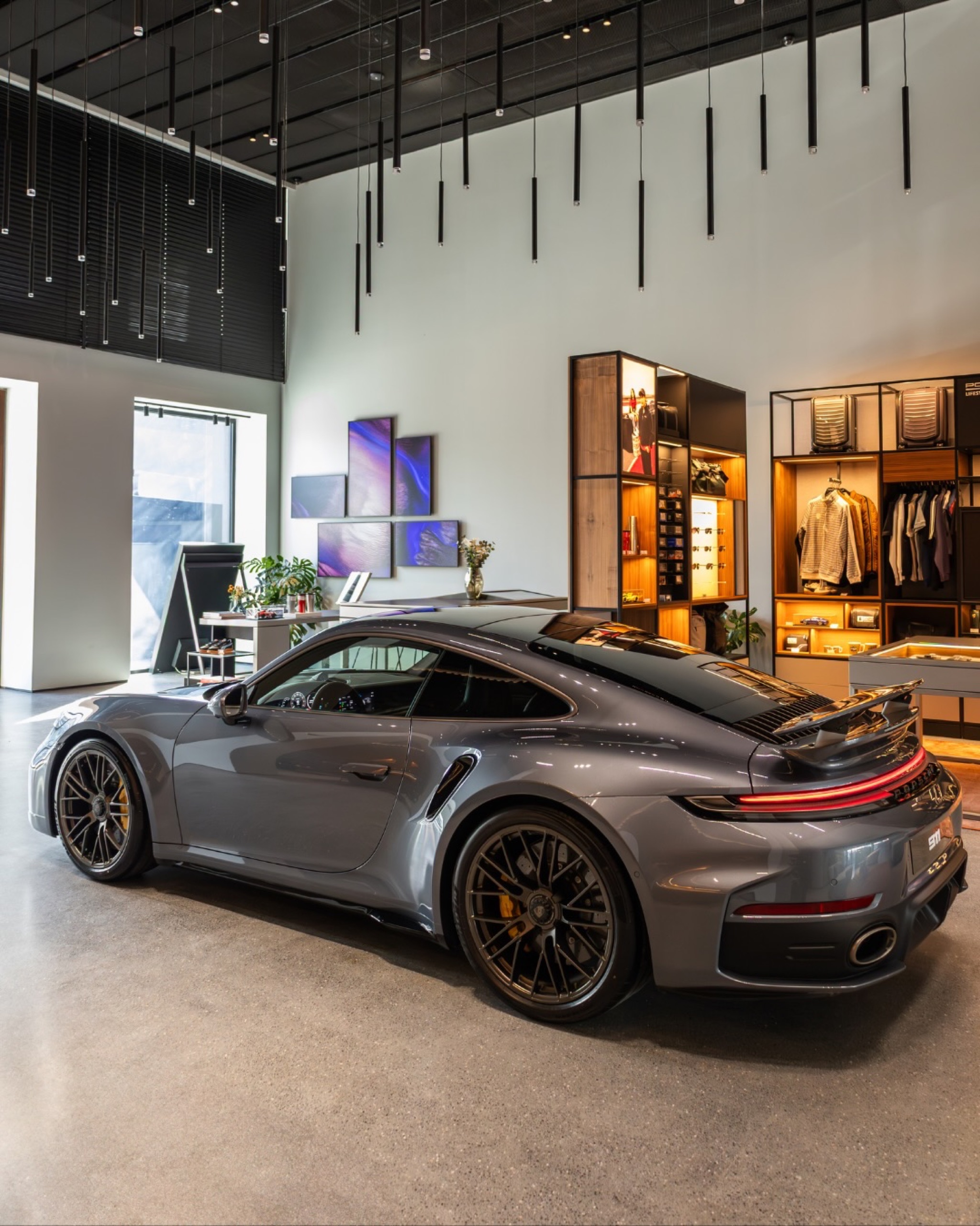 911 Turbo S photographed inside the studio