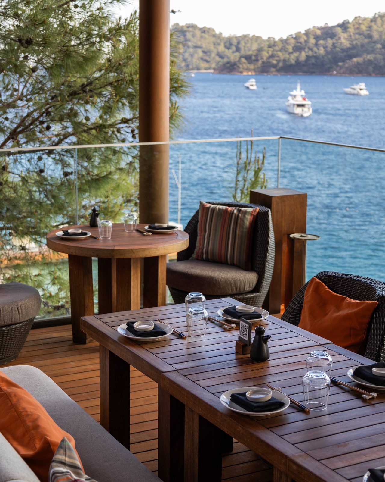 Q Lounge Göcek, food & drink visual by Studio 56