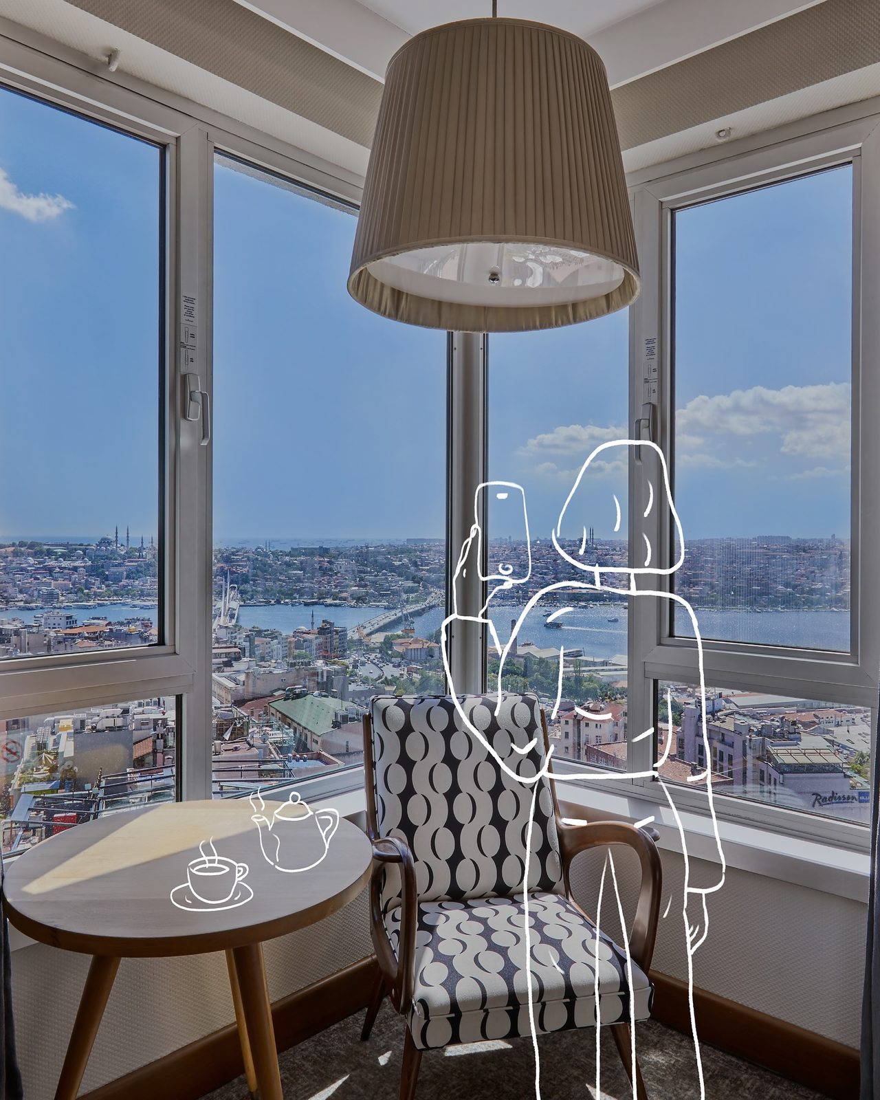 The Marmara Pera, hospitality visual by Studio 56