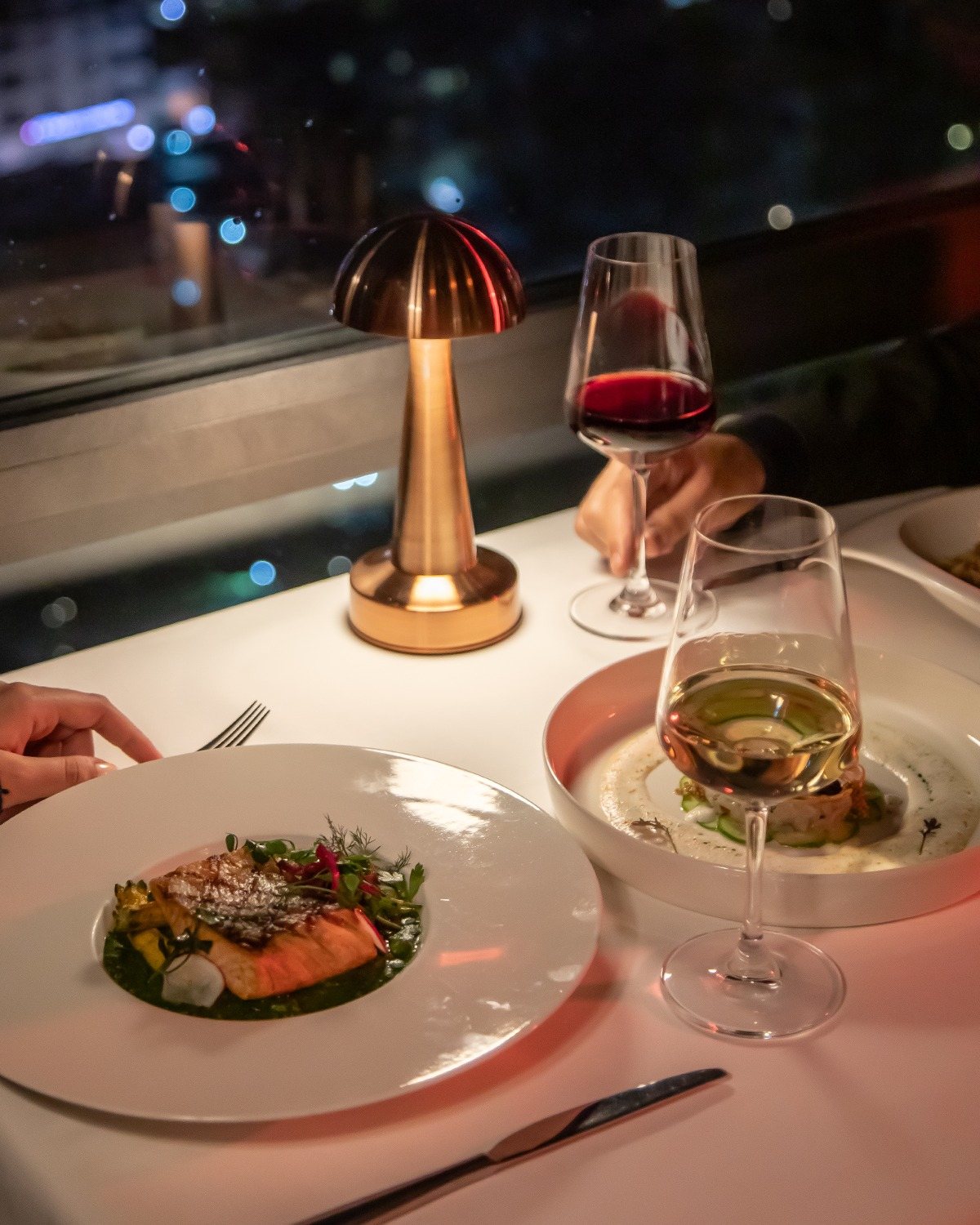 Vogue Restaurant & Bar, art directed visual