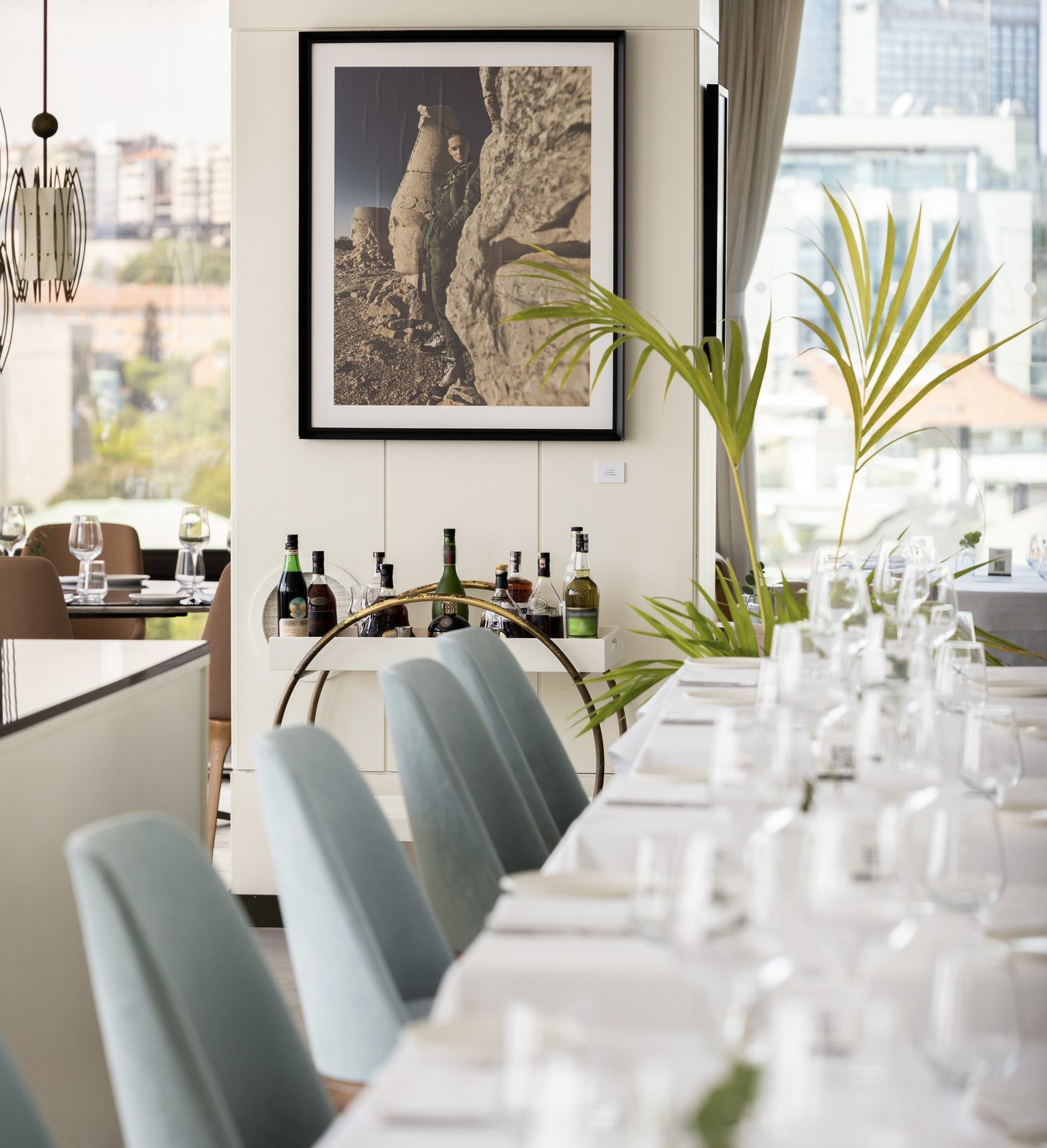 Vogue Restaurant & Bar, art directed visual