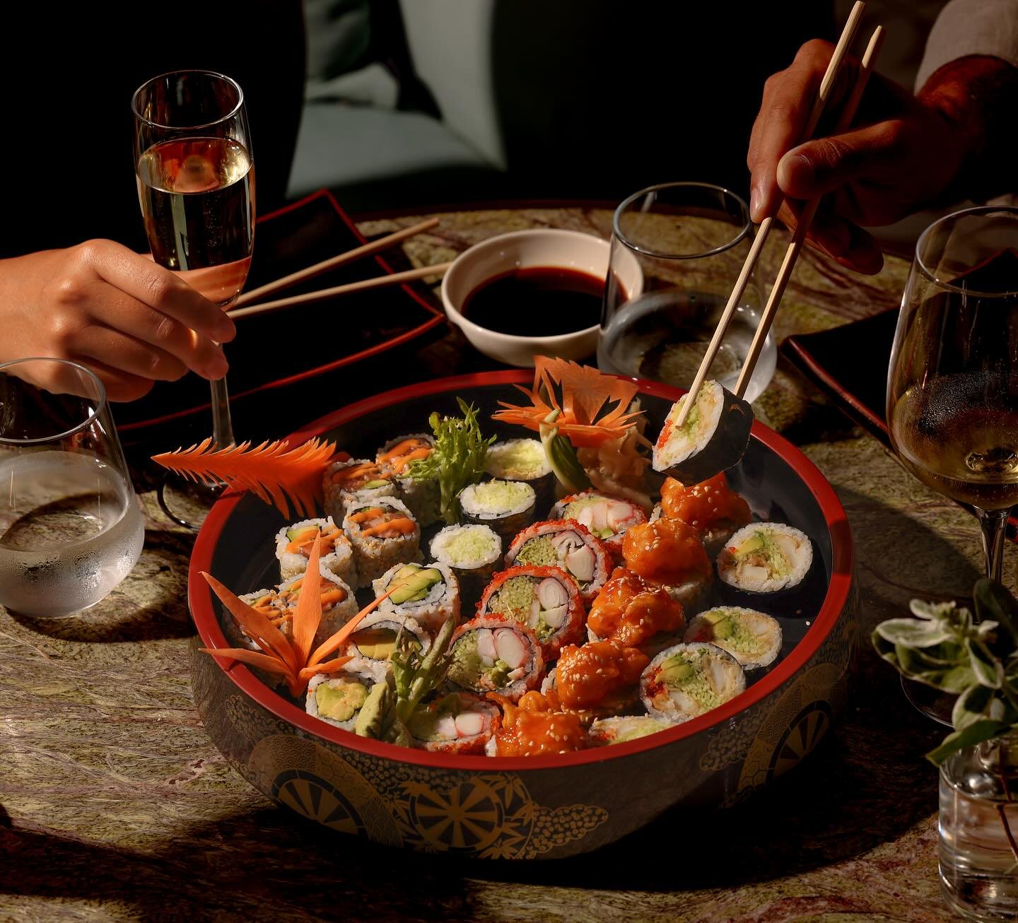 Vogue Restaurant & Bar, food & drink visual by Studio 56